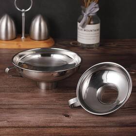 Stainless Steel Funnel 313040796759 3pcs Wide Mouth Canning Set With Fine Oil Strainer Me Stainless Steel Funnel 313040796759 3pcs Wide Mouth Canning Set With Fine Oil Strainer Me