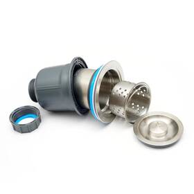 Starstar 799206798445 Kitchen Sink Stainless Steel Drain Assembly Kit For 3-1/2-inch Opening S