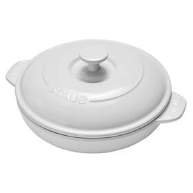 B08vjl31s5 Staub Ceramic 8-inch Round Covered Brie Baker - White