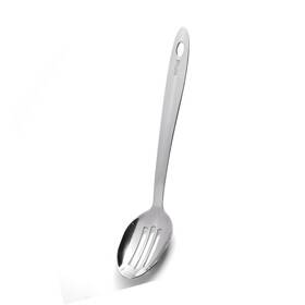 611s-08 Strendier Slotted Serving Spoons 304 Stainless Steel 9.65 Inches Fine Spoon D