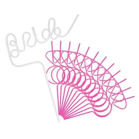 Zxxg001 Strendier 12pcs Reusable Bachelorette Party Decoration Straws Includes 1 White Large B
