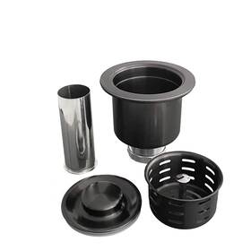 Stylish 840994002617 3.5 Inch Stainless Steel Kitchen Sink Extra Deep Cup Basket Strainer Sin