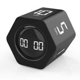 0806 Sulvgo Rotating Cube Timer - 1/5/10/30/60min Presets Gravity Sensor Pomodoro Stopwa