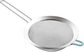 Sn-037-0001 Sunwukin 304 Stainless Steel Fine Mesh Strainers For Kitchen 7.87 In Large Silver
