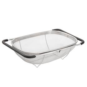 Supercap 749757279382 4 Quart Stainless Steel Oval Strainer Basket Colander Over The Sink F Inch