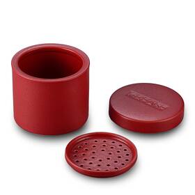 Superyes 782917531340 Grease Container Red Bacon Oil Strainer Pot 15oz Ceramic Storage Can Con Superyes 782917531340 Grease Container Red Bacon Oil Strainer Pot 15oz Ceramic Storage Can Con