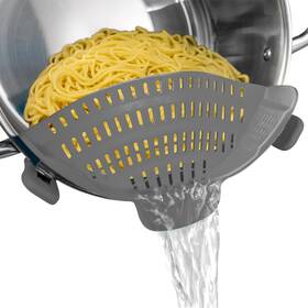 Supreme-goodsoutlet 445044212287 1pc Strainer Silicone Pot Adjustable Clip On For P