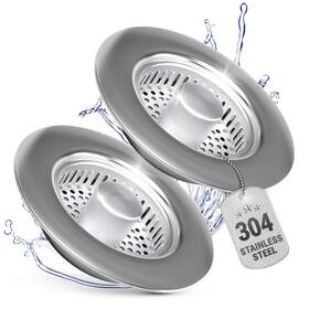 Swedew 199284962149 Premium 2 Pack - Kitchen Sink Drain Strainer And Bathroom 3-in-1 Stainless St