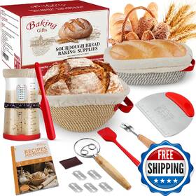 B0f5qd9rjg Swimmory Sourdough Starter Kit Gift For Bakers Bread Baking Supplies 34oz Start