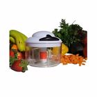 Swizzz Prozzz Manual Food Chopper Hand Operated Processor Spinner Salsa Vegetables Fruit Salad 755464366833