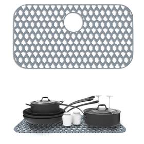 Sp3016 Sydumshin Sink Protectors For Kitchen 30 Inch X16 Large Farmhouse Silicone Mat Gr