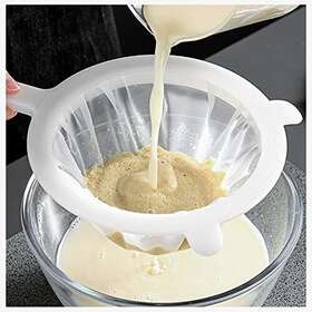 Syjinhuasy 808227114971 Kitchen Ultra-fine Nylon Mesh Strainer Food Yogurt Sieve Plastic Co