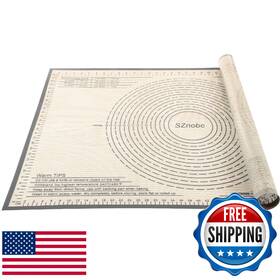 B0cz886kyb Sznobc Extra Large Silicone Pastry Mat 34x26 Inch - Nonstick Baking Mats With Measureme