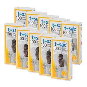 T-sac 781723160218 Tea Filter Bags Disposable Infuser Number 2-size 2 To 4-cup Capa