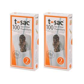 1602 T-sac 793842356908 Tea Filter Bags Disposable Infuser Number 2-size 2 To 4-cup Capa