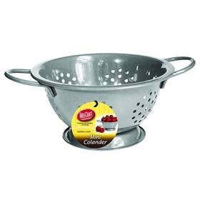 Tablecraft 445044794752 0.75 Quart Mini Colander Silver