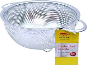 H901bh Tablecraft 1.5 Quart Colander With Handles Stainless Steel H901bh Tablecraft 1.5 Quart Colander With Handles Stainless Steel