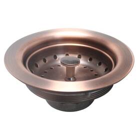 Talea 796345212054 3-1/2 Inch Stainless Steel Antique Copper Plating Sink Strainer Kitchen