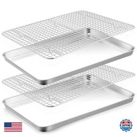 B0cl9gbwzy Teamfar 16x12 Inch Stainless Steel Baking Sheet And Cooling Rack Set Non-toxic B0cl9gbwzy Teamfar 16x12 Inch Stainless Steel Baking Sheet And Cooling Rack Set Non-toxic