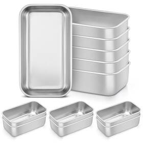 B0fkfwmyy4 Teamfar 12pk Mini Loaf Pans Stainless Steel Bread Baking 6.3x3.5in