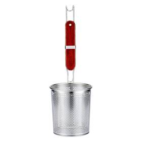 Tenta Kitchen 791261628323 Micro-perforated Stainless Steel Pasta Basket Mesh Spider Food Dumpling Noodl