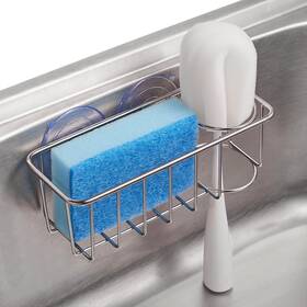 Tesot-xipanquan016us Tesot 682559354652 Sink Caddy Sponge Holder For Kitchen 2 Suspension Options Suction Silver Tesot-xipanquan016us Tesot 682559354652 Sink Caddy Sponge Holder For Kitchen 2 Suspension Options Suction Silver