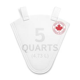 Orlon-5qrt The Felt Store F-invsyrup/orlon-5qrt Synthetic Maple Syrup Cone Filter 5 Quart Reusable Durable Made In Canada