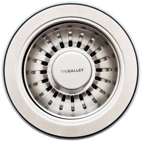 The Galley 813373021196 M-drn-mss Manual Strainer Basket 3 1/2 Inch In Angel Stainless Steel New