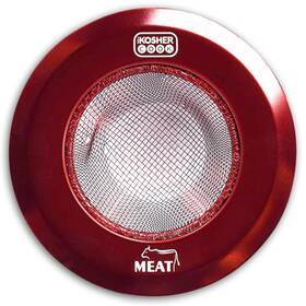 The Kosher Cook 706132059625 Meat Red Mesh Sink Strainer - Prevent Clogs And Stoppage In Kitchen Co