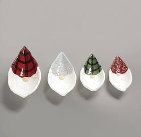 2117512 The Lakeside Collection Holiday Gnome Measuring Cups - Set Of 4 Standard