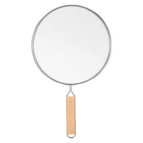 O0yl0ppt Thinp 684883 1 1pcs Splatter Screen For Frying Pan 8inch Stainless Steel One Size Biege