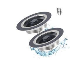 Tv2407 Tianqinvic Sink Bounce 2-pack Drain Strainer And Stopper Combo - 3 In 1 Stainless Steel