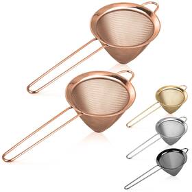 Kc065r Tiawudi 2 Pack Stainless Steel Small Food Strainer Fine Mesh Sieve With Long Handle