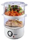 Ckststmd5 Tiered Quart 2 5 Double Food Steamer Oster Transparent