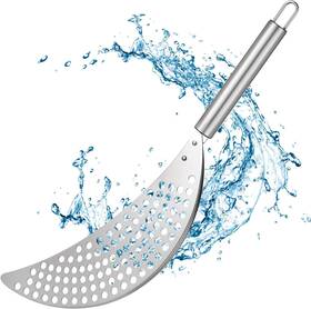 Triywdi4h Tiesome Stainless Steel Held Pot Strainer Pasta With Handle Silver Dur