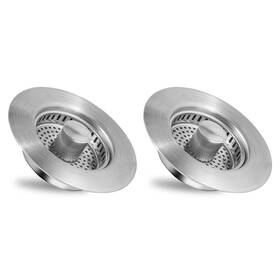 Zye-1 Tilirex Upgraded 3 In 1 Kitchen Sink Drain Strainer Stainless Steel Pop Up Stop