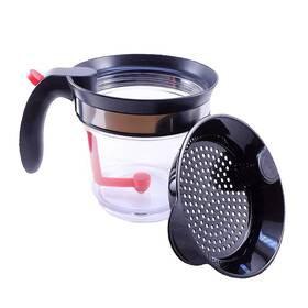 Tiyoorta 803524004188 Gravy Fat Separator With Bottom Release Strainer 1l Grease Cup Fa