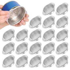 Tksdwblty 200067434000 20 Pack Tuna Can Strainer 3.15inch Stainless Steel Food Anti Slip Ha