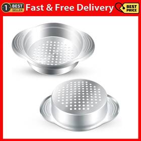 Tkypzy 445048655608 2 Pcs Stainless Steel Can Strainer - Tuna Press Food Sieve Oil Drainer Remover
