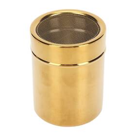 Tnfeeoncv7ihgpa18 Tnfeeon Powder Shaker Shakers Powdered Sugar Duster Stainless Steel Gold Fine