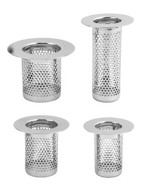 16887197498071 Tookie 4 Pack Stainless Steel Hair Catcher Shower Drain Strainer Sink Tub Dr