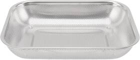 Topincn 726084821835 Rectangular Strainer Basket Stainless Steel Colander Convenient Draina