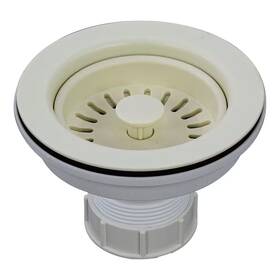 Transolid 445012450468 3.5 Inch Plastic Strainer In Biscuit