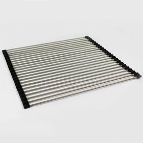 Trm1818 Transolid 608197177156 Roller Mat Trivet 18.11-in L X 18.39-in W 0.31-in H Stainless Steel Trm1818 Transolid 608197177156 Roller Mat Trivet 18.11-in L X 18.39-in W 0.31-in H Stainless Steel