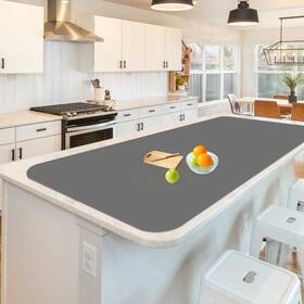 B0chjpwd65 Treerit 47.24x23.62 Inch Large Silicone Kitchen Mat Non-slip Heat Resistant Coun