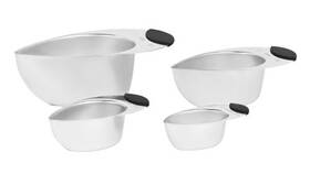 0996109 Trudeau Elite Measuring Cups Set Of 4 Silver 0996109 Trudeau Elite Measuring Cups Set Of 4 Silver