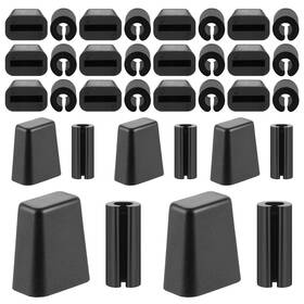 656073 Tucnoeu 80pcs Rubber Feet For Sink Gridblack Wire Bumpers Rack Kitch