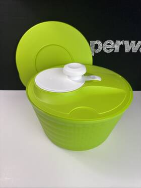 10117758000 Tupperware Salad Spinner Spinning Bowl Lettuce Dryer Lime Green 10117758000 Tupperware Salad Spinner Spinning Bowl Lettuce Dryer Lime Green