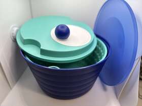 3777a-1 Tupperware 3778a-2 Salad Wither Essoreuse Blue Green With Lid 3779a-1