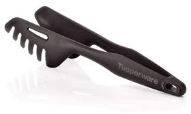Tupperware 743970253419 Kitchen Tongs Chefs Serving Utensils Snap-together Black